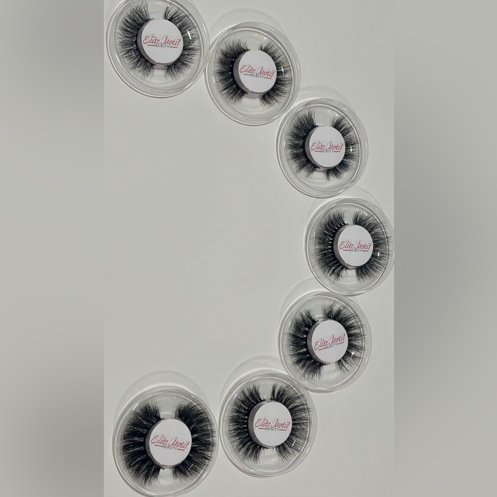 7-Pair Dramatic Wispy False Lashes Bundle | Full Glam Variety Set | New